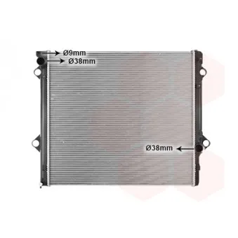 Radiateur, refroidissement du moteur VAN WEZEL 52012700
