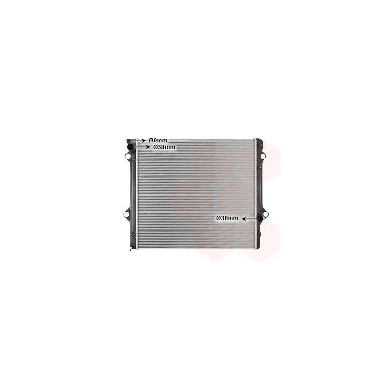Radiateur, refroidissement du moteur VAN WEZEL 52012700