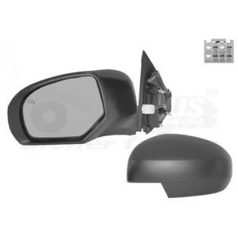 Rétroviseur extérieur VAN WEZEL 5223807