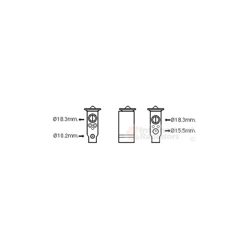 Détendeur, climatisation VAN WEZEL 53001672