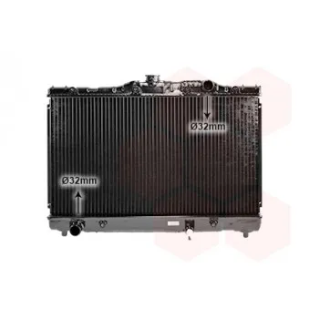 Radiateur, refroidissement du moteur VAN WEZEL 53002044
