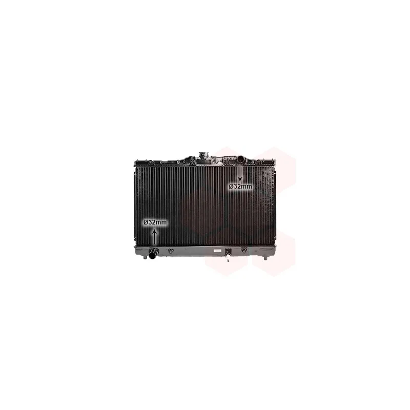 Radiateur, refroidissement du moteur VAN WEZEL 53002044