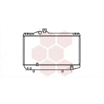 Radiateur, refroidissement du moteur VAN WEZEL 53002093