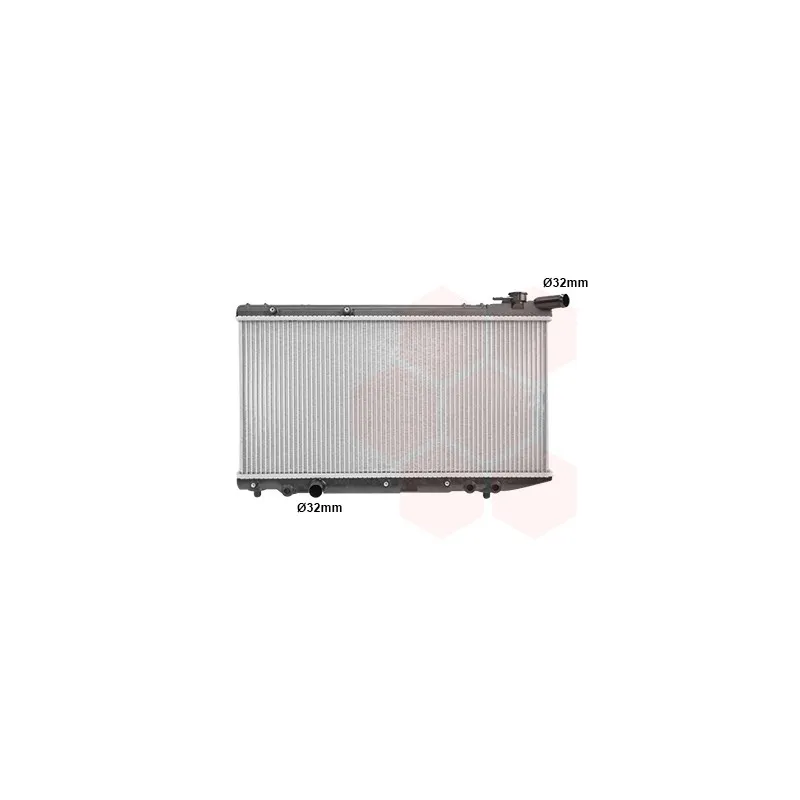 Radiateur, refroidissement du moteur VAN WEZEL 53002124