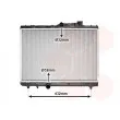Radiateur, refroidissement du moteur VAN WEZEL 53002140 - Visuel 1
