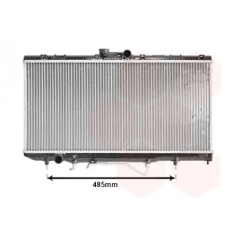 Radiateur, refroidissement du moteur VAN WEZEL