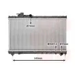 Radiateur, refroidissement du moteur VAN WEZEL 53002200 - Visuel 1