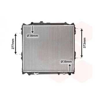 Radiateur, refroidissement du moteur VAN WEZEL