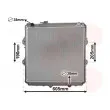 Radiateur, refroidissement du moteur VAN WEZEL 53002371 - Visuel 1