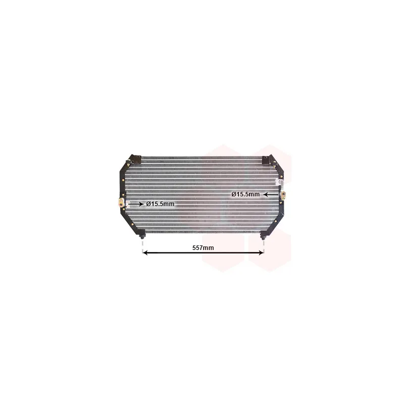Condenseur, climatisation VAN WEZEL 53005202