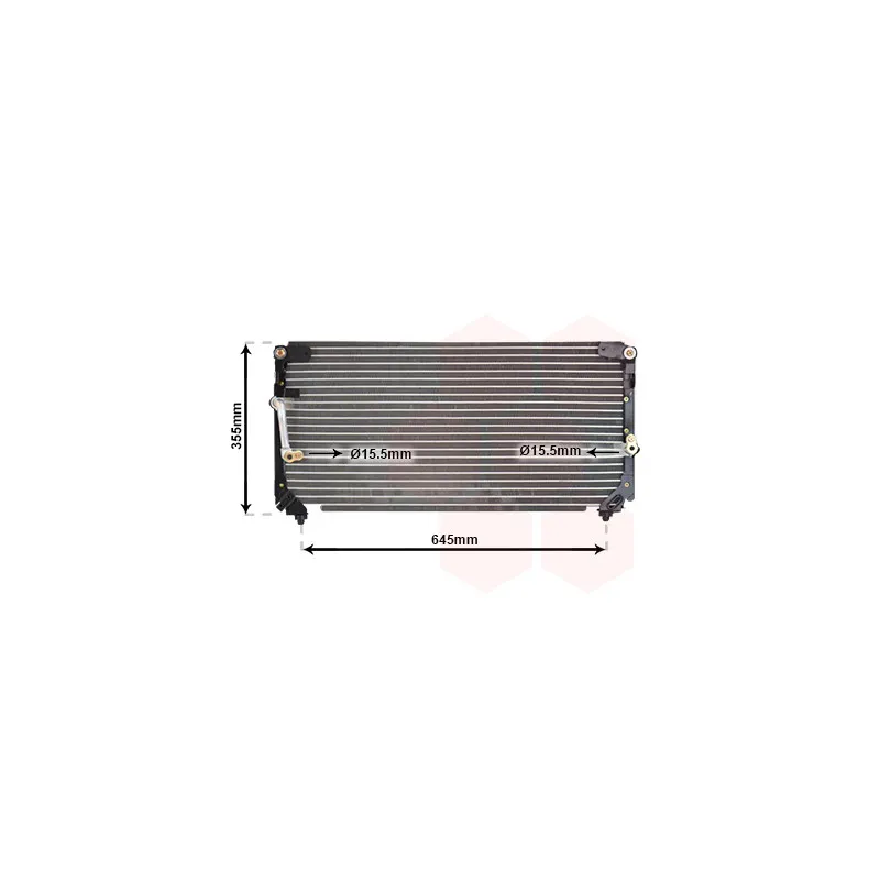 Condenseur, climatisation VAN WEZEL 53005225