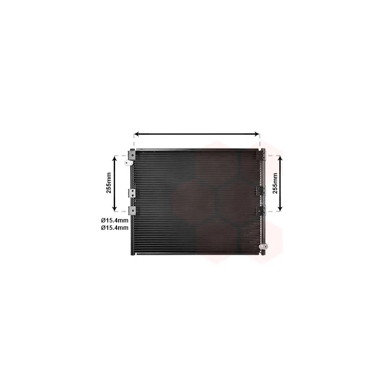 Condenseur, climatisation VAN WEZEL 53005278