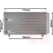 Condenseur, climatisation VAN WEZEL 53005383 - Visuel 1