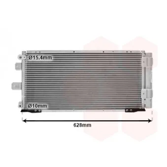 Condenseur, climatisation VAN WEZEL 53005395