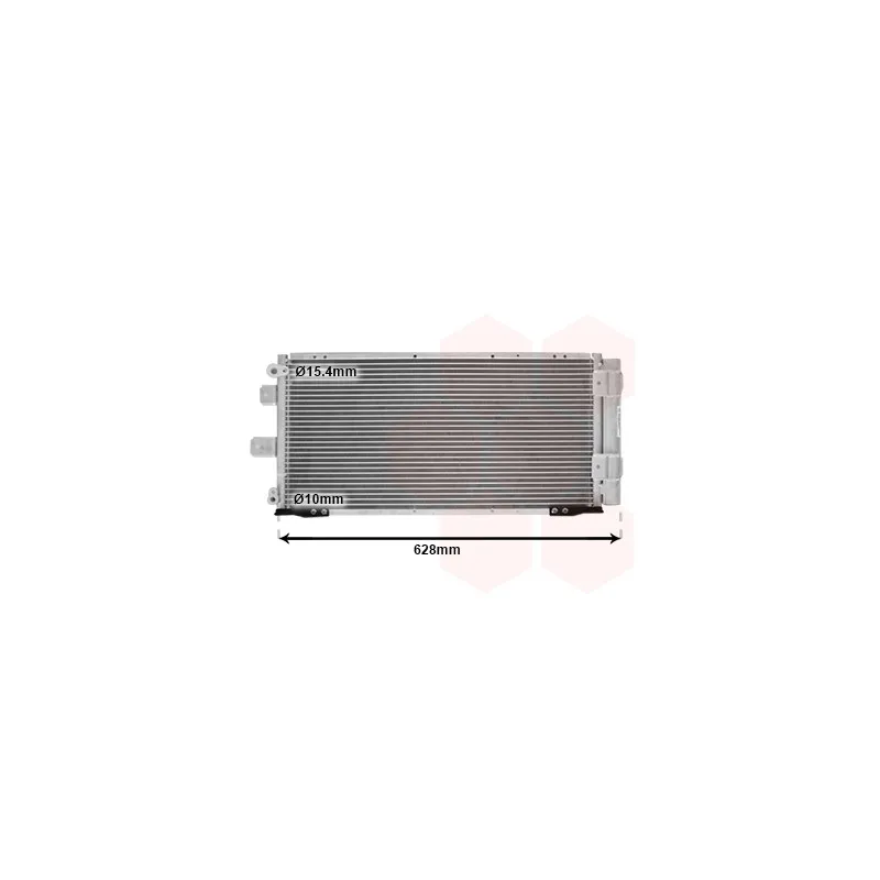 Condenseur, climatisation VAN WEZEL 53005395