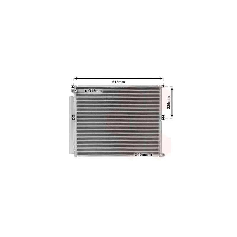 Condenseur, climatisation VAN WEZEL 53005640