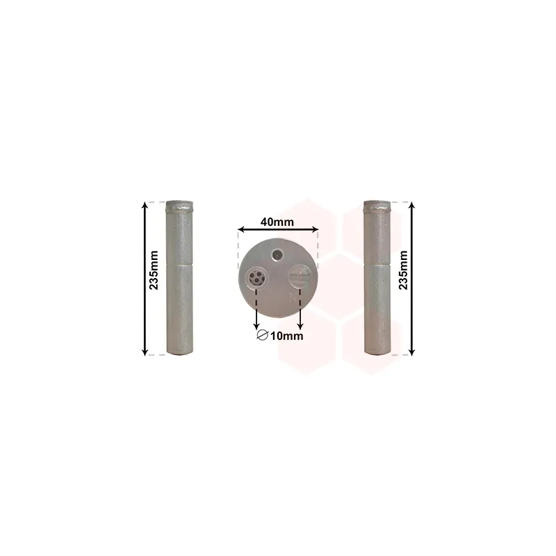 Filtre déshydratant, climatisation VAN WEZEL 5300D017