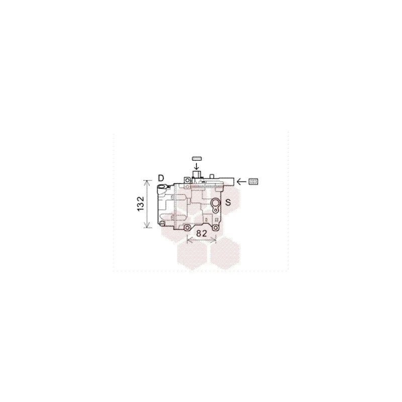 Compresseur, climatisation VAN WEZEL 5300K583