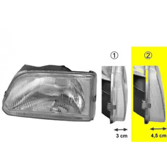 Projecteur principal VAN WEZEL 5322944