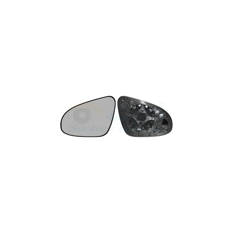 Verre de rétroviseur, rétroviseur extérieur VAN WEZEL 5407837