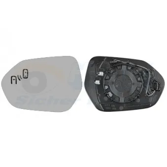 Verre de rétroviseur, rétroviseur extérieur VAN WEZEL 5415835