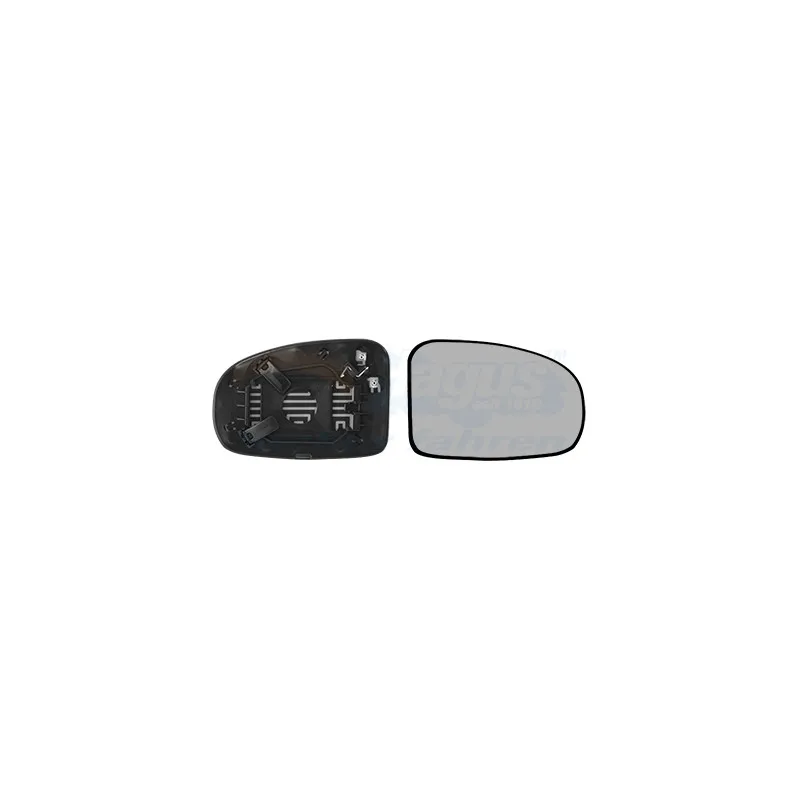 Verre de rétroviseur, rétroviseur extérieur VAN WEZEL 5420838