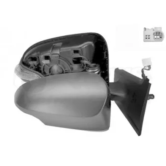 Rétroviseur extérieur VAN WEZEL 5437816