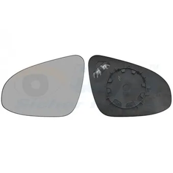 Verre de rétroviseur, rétroviseur extérieur VAN WEZEL 5437837