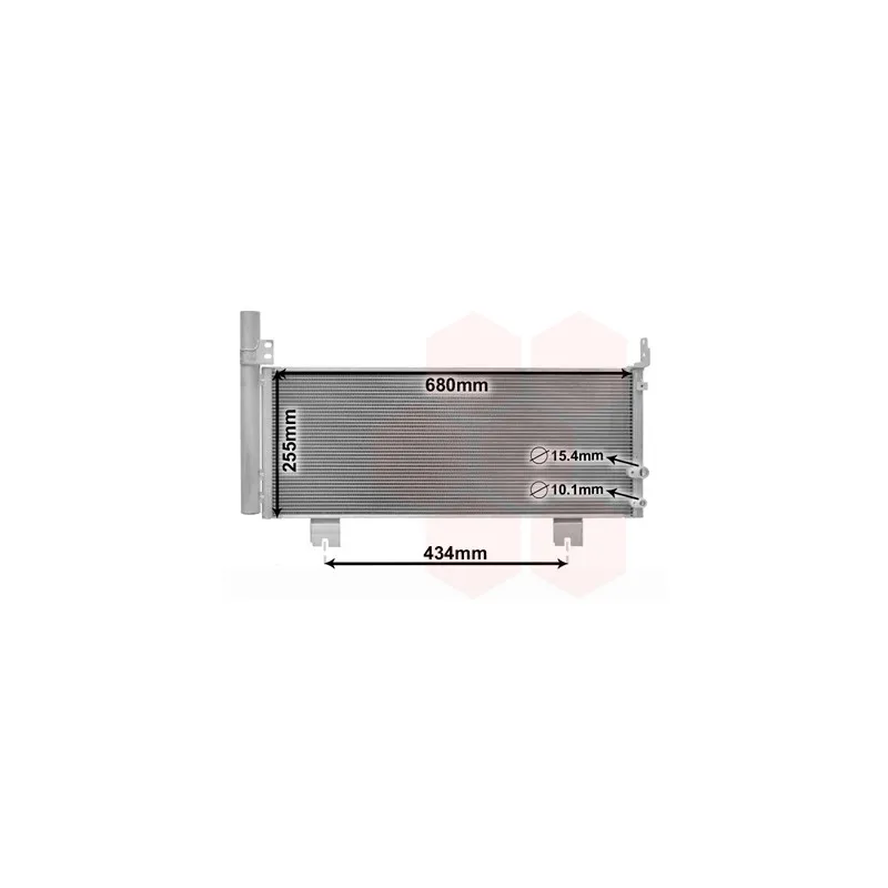 Condenseur, climatisation VAN WEZEL 56015701