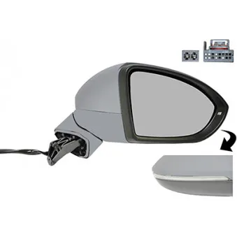 Rétroviseur extérieur VAN WEZEL 5769824