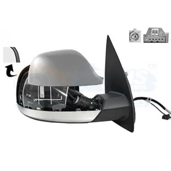 Rétroviseur extérieur VAN WEZEL 5786808