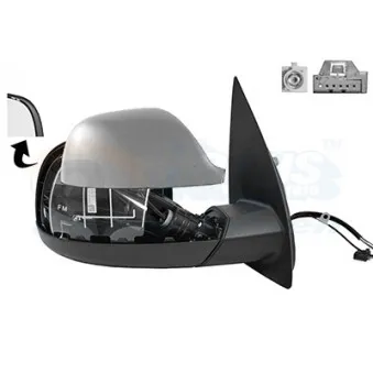 Rétroviseur extérieur VAN WEZEL 5786818