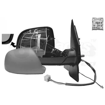Rétroviseur extérieur VAN WEZEL 5790828