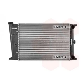 Radiateur, refroidissement du moteur VAN WEZEL 58002002