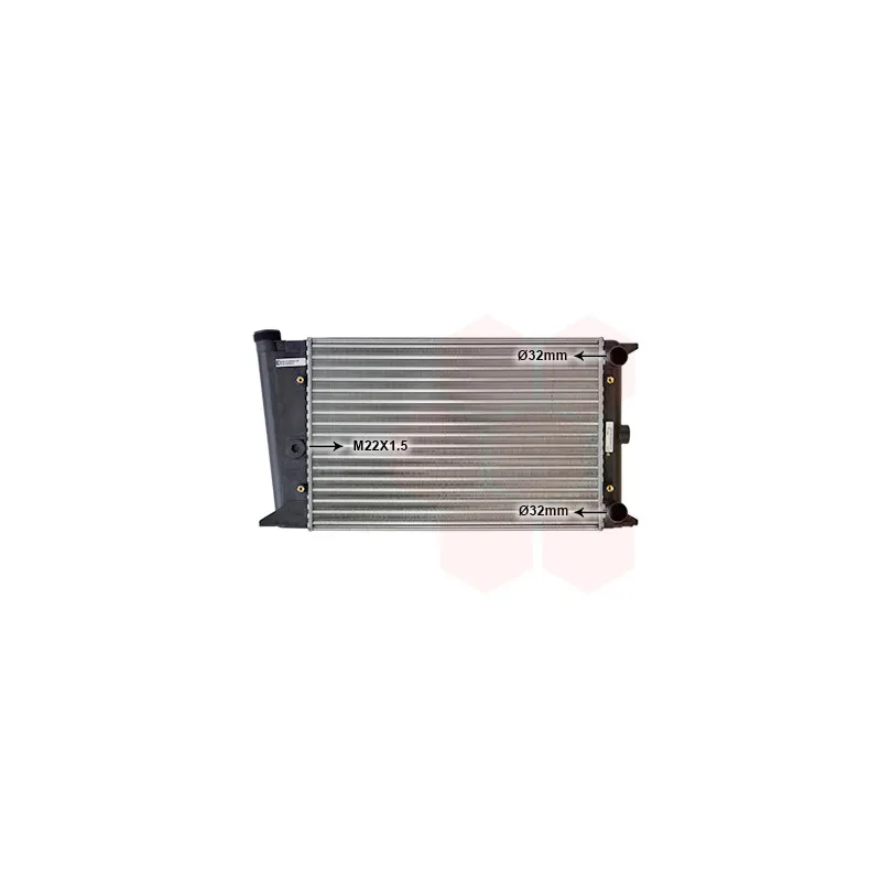 Radiateur, refroidissement du moteur VAN WEZEL 58002004