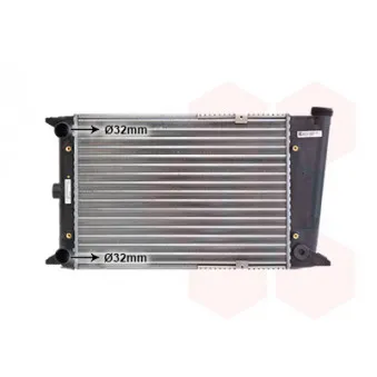 Radiateur, refroidissement du moteur VAN WEZEL 58002006