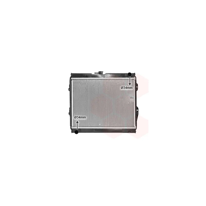 Radiateur, refroidissement du moteur VAN WEZEL 58002090