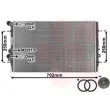 Radiateur, refroidissement du moteur VAN WEZEL 58002193 - Visuel 1