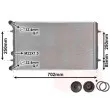 Radiateur, refroidissement du moteur VAN WEZEL 58002217 - Visuel 1
