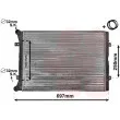 Radiateur, refroidissement du moteur VAN WEZEL 58002283 - Visuel 1