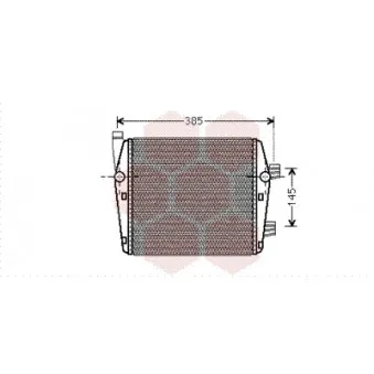 Radiateur, refroidissement du moteur VAN WEZEL 58002290