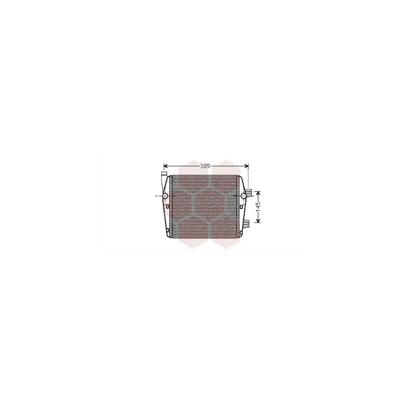 Radiateur, refroidissement du moteur VAN WEZEL 58002290