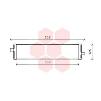 Radiateur, refroidissement du moteur VAN WEZEL 58002312