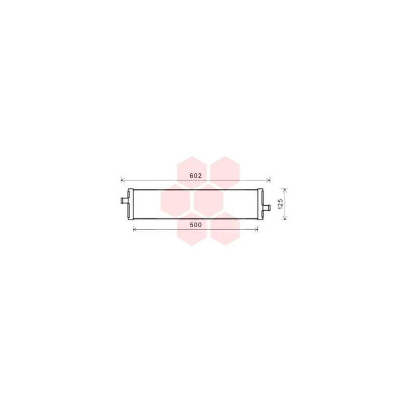 Radiateur, refroidissement du moteur VAN WEZEL 58002312