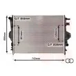 Radiateur, refroidissement du moteur VAN WEZEL 58002316 - Visuel 1