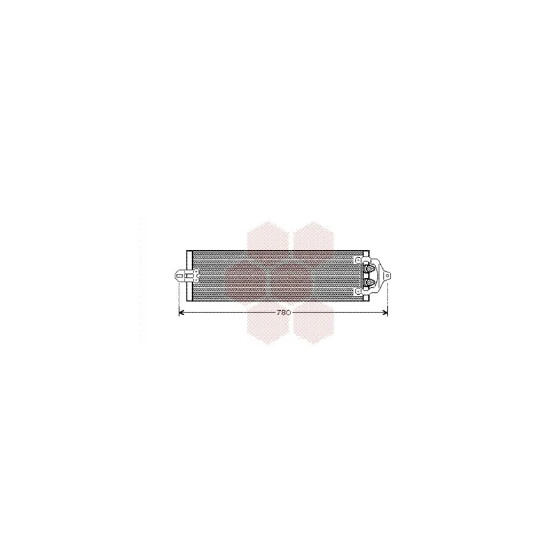 Radiateur d'huile de boîte automatique VAN WEZEL 58003218