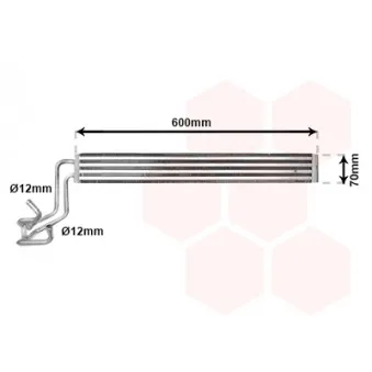 Radiateur d'huile VAN WEZEL 58003264