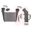 Intercooler, échangeur VAN WEZEL 58004238 - Visuel 1