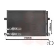 Condenseur, climatisation VAN WEZEL 58005369 - Visuel 1