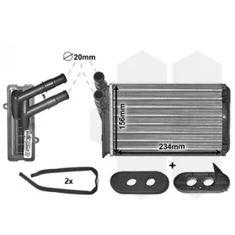 Système de chauffage VAN WEZEL 58006060